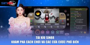 Tài Xỉu SIN88 - Khám Phá Cách Chơi Và Các Cửa Cược Phổ Biến